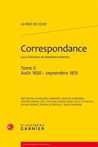 Correspondance Tome 2, aout 1830 - septembre 1835