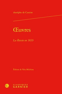 Oeuvres - la Russie en 1839