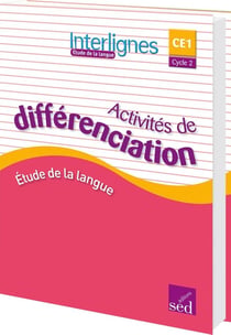 INTERLIGNES : CE1 - classeur différenciation (édition 2016)