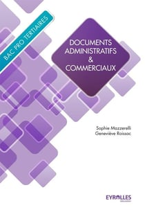 Bac pro tertiaire - documents administratifs et commerciaux - pochette de l'élève