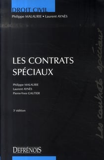 Droit civil - les contrats speciaux (3e édition)