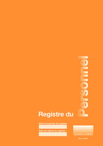 Registre du personnel