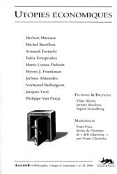 REVUE AGONE Tome 21 : Agone 21-1999-Utopies Économiques / Sauf Quebec