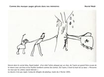 Comme des marque-pages glissés dans nos mémoires : Dessins d'enfants des camps de réfugiés de la Bande de Gaza