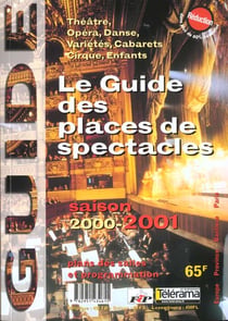 Guide des places de spectacle 2000-2001