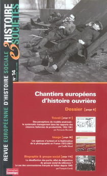 Chantiers europeens d'histoire ouvriere