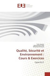 Qualite, Securite et environnement : Cours & exercices : Cycle D.U.T