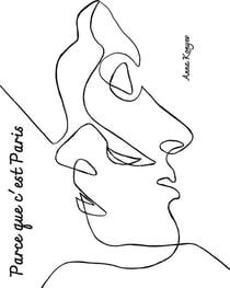 Parce que c'est paris. - recueille de recettes de cuisine francaise. - illustrations, couleur