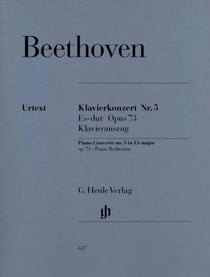 Ludwig van beethoven : concerto pour piano n 5 en mi bemol majeur op. 73 - avec doigtes (2 pianos)