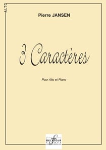 3 caractères pour alto et piano