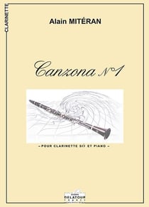 Canzona N°1 pour clarinette et piano