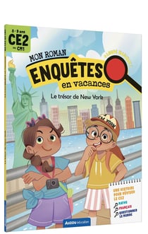 Mon roman enquêtes en vacances CE2 : Le trésor de New York
