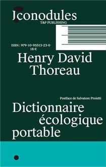 Henry David Thoreau : Dictionnaire écologique portable