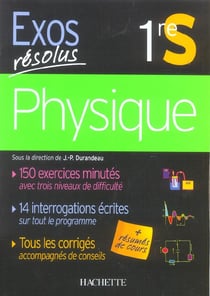 Sciences physiques 1ere s