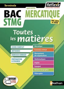 Mémos réflexes : mercatique - bac STMG - toutes les matières - terminale - enseignement de spécialité (édition 2017)