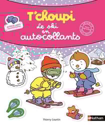 Autocollants - t'choupi - le ski