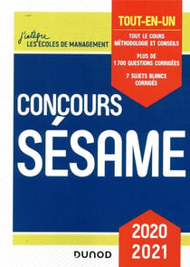 Concours sésame - tout-en-un (édition 2020/2021)