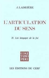 L'Articulation du sens, II