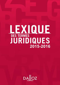 Lexique des termes juridiques (23e édition)