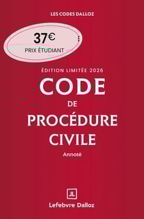 Code de procédure civile : Annoté (édition 2026)