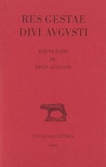 Res gestae divi augusti - hauts faits du divin auguste
