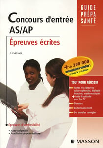 Concours d'entrée aide-soignant, auxiliaire de puériculture - épreuves écrites