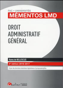 Droit administratif général (édition 2016/2017)