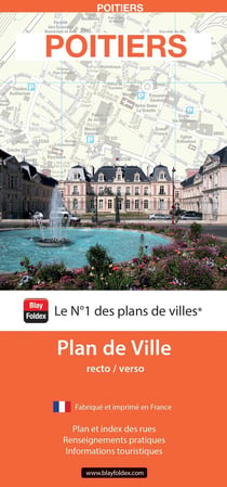 Poitiers : Plan de ville (édition 2025)