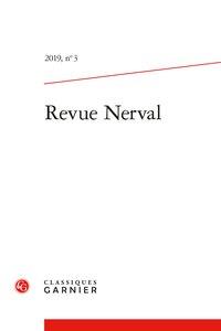 Revue nerval n.3 - nerval naïf et sentimental