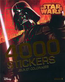 Disney - star wars - 4000 stickers - jeux et coloriages