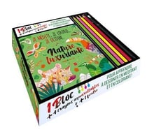 Coffret je medite, je colorie, je dessine - nature luxuriante