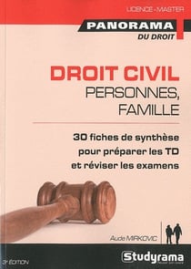 Droit civil - personnes, famille - licence, master (3e édition)