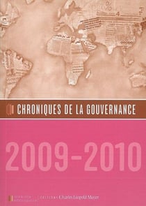 Chroniques de la Gouvernance 2009 : Institut de Recherche et Debat sur La...