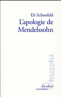 L'apologie de mendelssohn