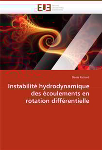 Instabilite hydrodynamique des ecoulements en rotation differentielle