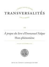Revue Transversalités n.166 : à propos du livre d'Emmanuel Falque
