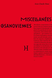 Miscellanées casanoviennes