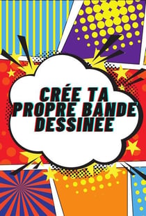 Cree ta propre bande dessinee - 120 planches de bd vierges pour adultes, ados & enfants  carnet de