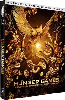 Hunger Games : La Ballade du serpent et de l'oiseau chanteur - Steelbook 4K