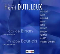 Hommage à Henri Dutilleux. Bihan, Bourlois.