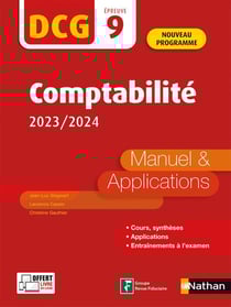 Comptabilité - DCG - Epreuve 9 - Manuel et applications - 2023/2024