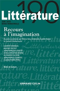 Littérature n° 190 (2/2018) Recours à l'imagination
