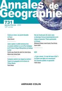 Annales de géographie - N° 731 1/2020 Varia