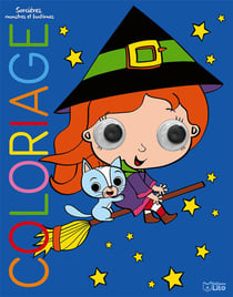 Coloriage les yeux qui bougent - sorcières