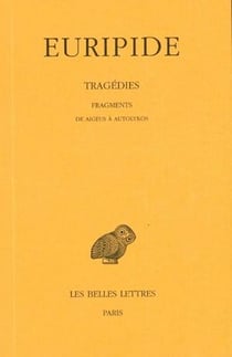 Tragédies Tome 8 -1ère partie