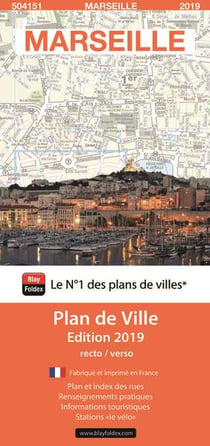 Marseille : plan de ville (édition 2019)