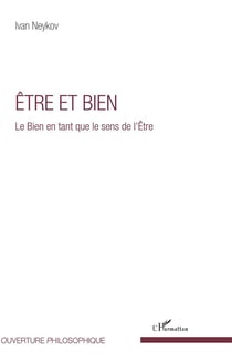Être et bien - le bien en tant que le sens de l'être
