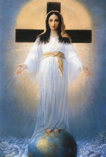 Image de notre-dame de tous les peuples - corédemptrice, médiatrice et avocate