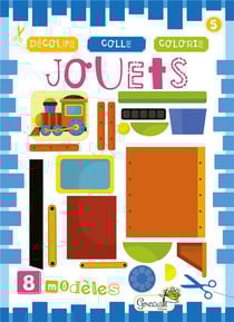 Découpe, colle, colorie - jouets