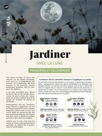 CULTIVER SON POTAGER AVEC LA LUNE MARS 2023 - FEVRIER 2024 - JARDIN - VIE  PRATIQUE - Librairie Calligram